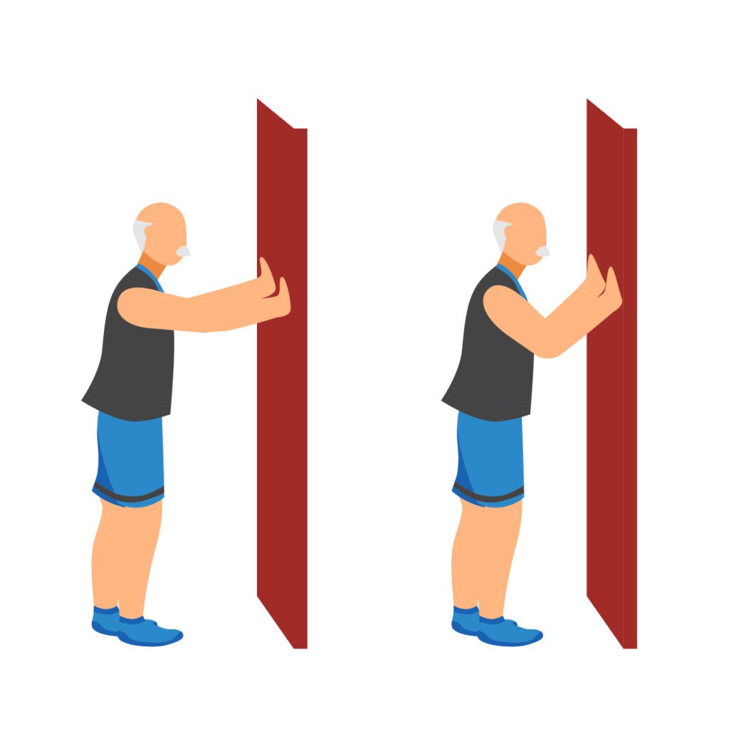 Flexiones en la pared