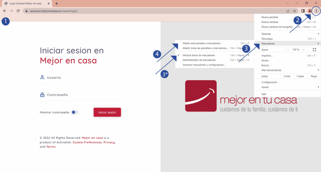 añadir acceso directo con chrome ordenador